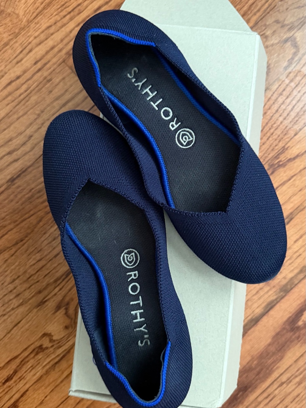 Rothy's Navy Blue Knit Flats - Picture 3 of 3